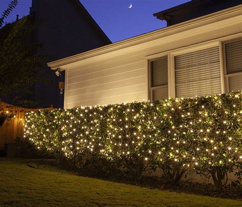 bush net lights|clear net lights for bushes.